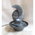 Resin table water fountain with moon decoration